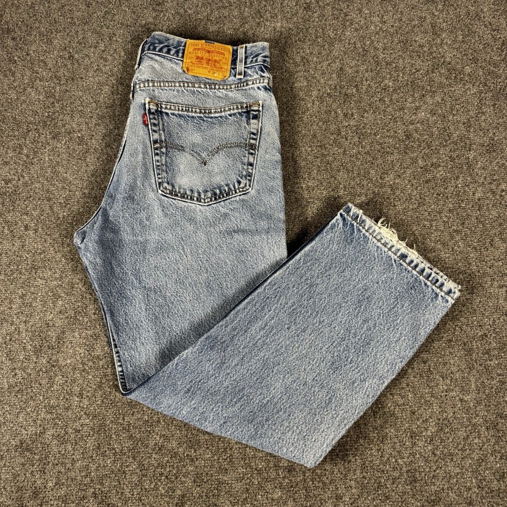 Vintage Levi's 505 Jeans Mens 38x30 Regular Fit Straight Leg Y2K 2000s